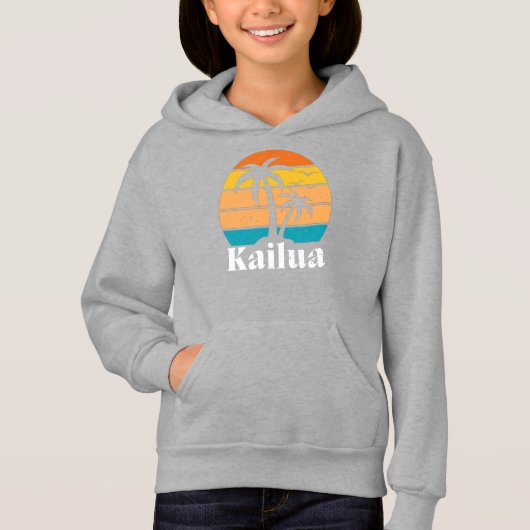 Kailua Retro  Hoodie (Voorkant)