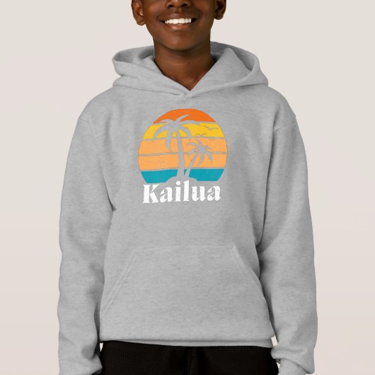 Kailua Retro Hoodie (Voorkant)