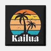 Kailua Retro Magneet (Voorkant)