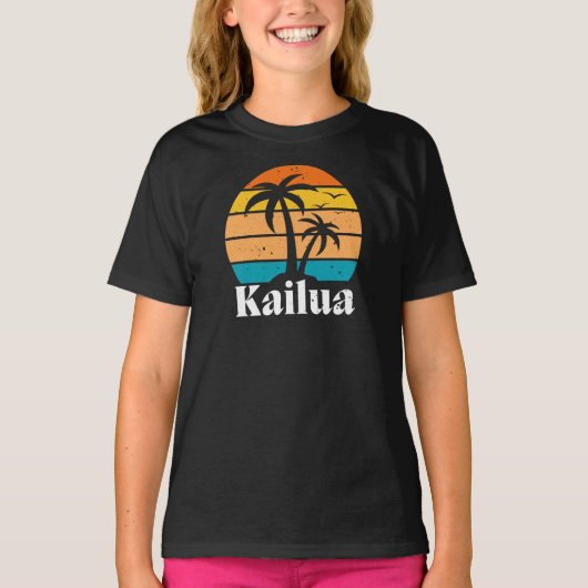 Kailua Retro T-Shirt (Voorkant)