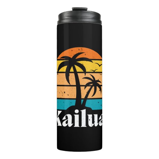 Kailua Retro Thermosbeker (Voorkant)