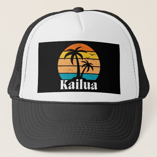 Kailua Retro Trucker Pet (Voorkant)