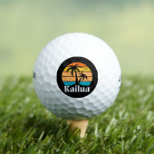 Kailua Retro Vintage Golfballen (Insitu Shirt)