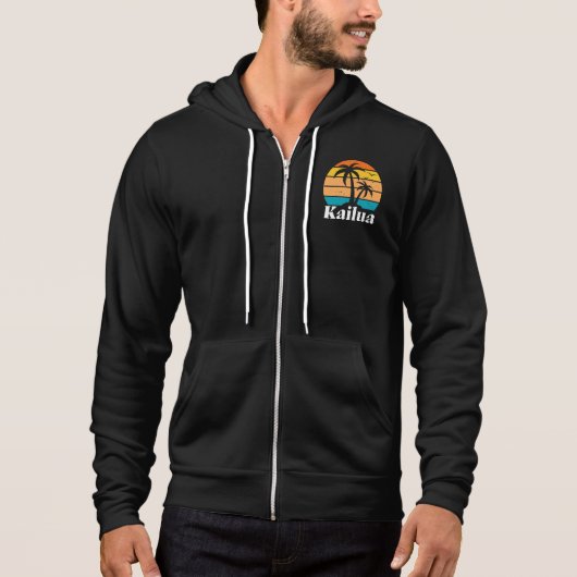 Kailua Retro Vintage Hoodie (Voorkant)