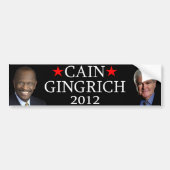 Kain/Gingrich Bumpersticker (Voorkant)