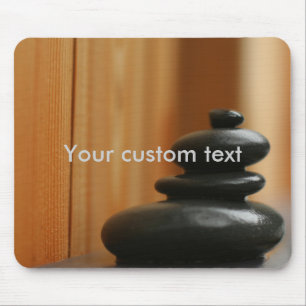 Kairn Meditation Stones and Wood Muismat