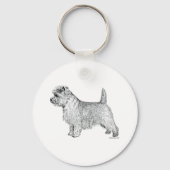 Kairn Terrier Side Sleutelhanger (Voorkant)