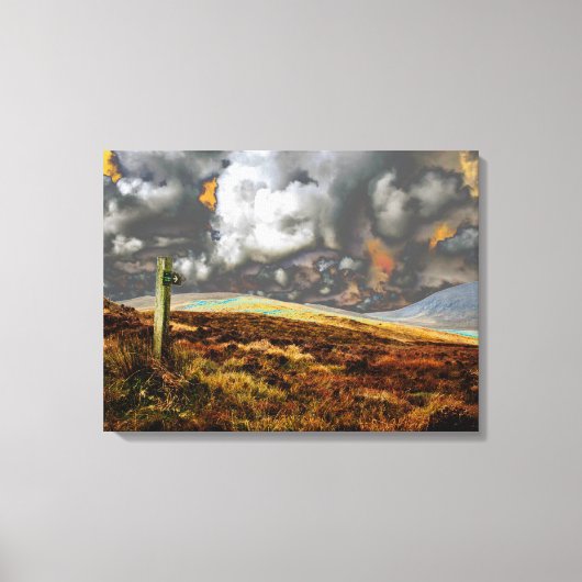 Kairnsmeer van een vlootkaart Acrylafdrukken Canvas Afdruk (Voorkant)