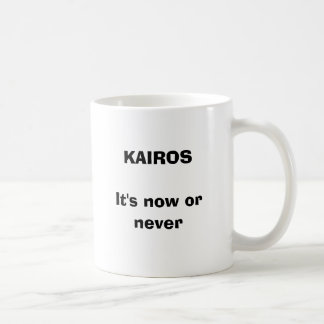 KAIROS Het is nu of nooit Koffiemok