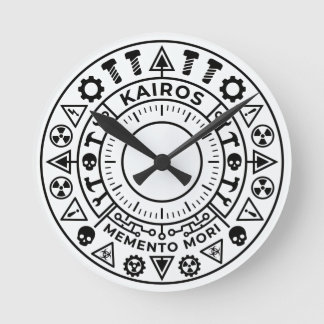 KAIROS Memento Mori industriële embleemhorloge Ronde Klok