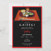 Kaiseki Japans Private Chef Script Verjaardag Kaart (Voorkant)
