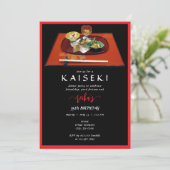 Kaiseki Japans Private Chef Script Verjaardag Kaart (Staand voorkant)