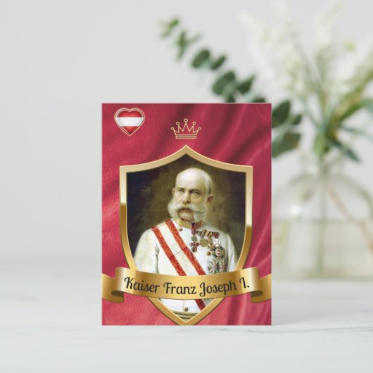 Kaiser Franz Josef Briefkaart (Staand voorkant)