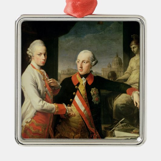 Kaiser Joseph II Metalen Ornament (Voorkant)