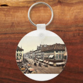 Kaiser Strasse, Karlsruhe, Baden, Duitsland klassi Sleutelhanger (Voorkant)