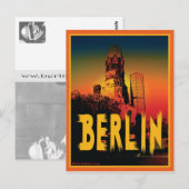 Kaiser-Wilhelm-Gedächtniskirche in Berlijn Briefkaart (Voorkant / Achterkant)