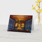 Kaiser Wilhelm Gedächtniskirche wenskaart Kaart (Gele Bloem)