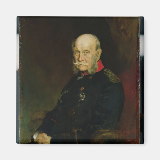 Kaiser Wilhelm I , 1888 Magneet (Voorkant)