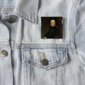 Kaiser Wilhelm I , 1888 Vierkante Button 5,1 Cm (In situ)