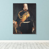Kaiser Wilhelm I Canvas Afdruk (Insitu (Houten vloer))