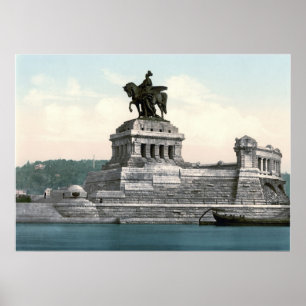 Kaiser Wilhelm I Statue Poster