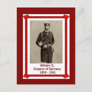 Kaiser Wilhelm II 1859-1941 Briefkaart