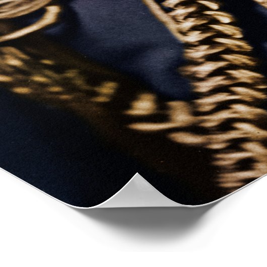 Kaiser Wilhelm II 1908 gekleurd Poster (Hoek)