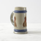 Kaiser Wilhelm II Beer Stein Bierpul (Voorkant links)