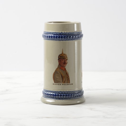 Kaiser Wilhelm II Beer Stein Bierpul (Center)