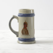 Kaiser Wilhelm II Beer Stein Bierpul (Links)