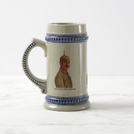 Kaiser Wilhelm II Beer Stein Bierpul