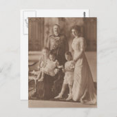 KAISER Wilhelm II & dochter & kleinkinderen #041D Briefkaart (Voorkant / Achterkant)