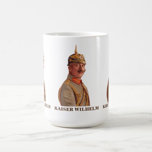 Kaiser Wilhelm II, keizer van de Mok Gift (Center)