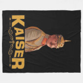 Kaiser Wilhelm II, keizer van Duitsland Fleece Deken (Voorkant (Horizontaal))