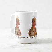 Kaiser Wilhelm II, keizer van Duitsland Geschenk M Koffiemok (Voorkant links)