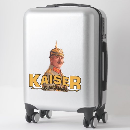 Kaiser Wilhelm II, keizer van Duitsland Sticker (Koffer)