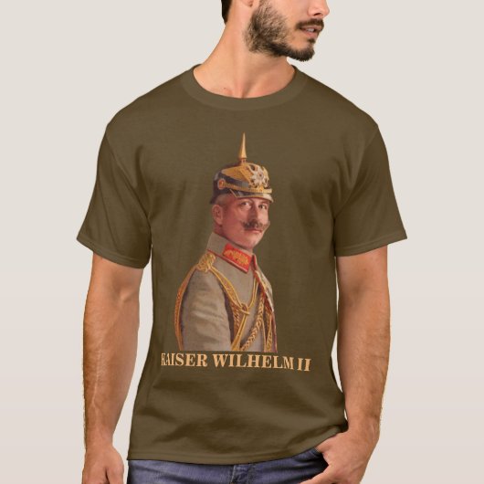 Kaiser Wilhelm II, keizer van Duitsland T-Shirt (Voorkant)