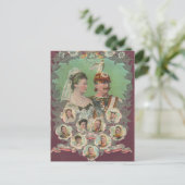 KAISER WILHELM II met zijn gezin #019D Briefkaart (Staand voorkant)