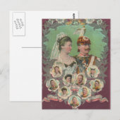 KAISER WILHELM II met zijn gezin #019D Briefkaart (Voorkant / Achterkant)