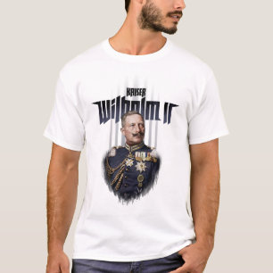 Kaiser Wilhelm II Portretkunst T-shirt