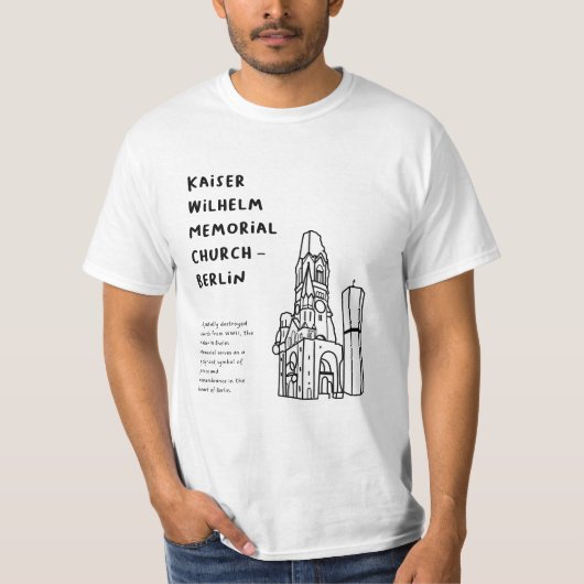 Kaiser Wilhelm Memorial Church, Berlijn T-shirt (Voorkant)