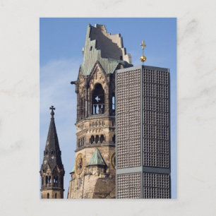 Kaiser Wilhelm Memorial Church in Berlijn Briefkaart