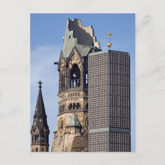 Kaiser Wilhelm Memorial Church in Berlijn Briefkaart (Voorkant)