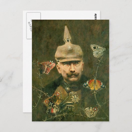 Kaiser Wilhelm Surreal Briefkaart (Voorkant / Achterkant)