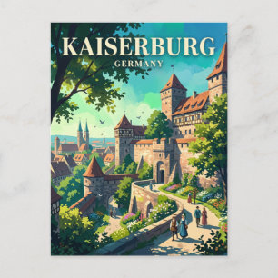 Kaiserburg Neurenberg Duitsland Briefkaart
