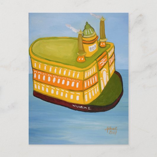 Kaiserdampfer Briefkaart (Voorkant)