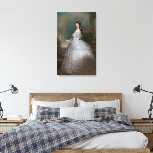 Kaiserin Elisabeth von Österreich – Sisi Canvas Afdruk (Insitu (Slaapkamer))