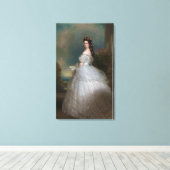 Kaiserin Elisabeth von Österreich – Sisi Canvas Afdruk (Insitu (Houten vloer))