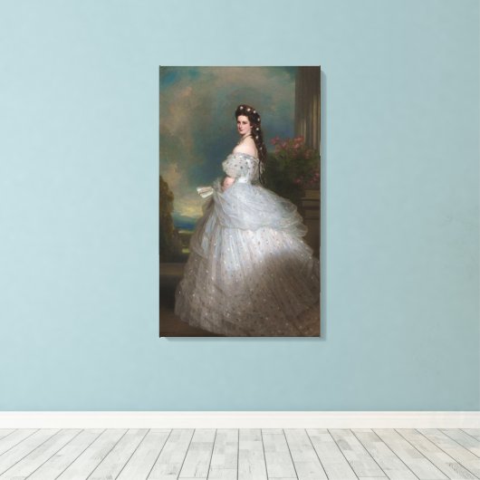 Kaiserin Elisabeth von Österreich – Sisi Canvas Afdruk (Insitu (Houten vloer))