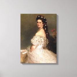 Kaiserin Elisabeth von Österreich – Sisi Canvas Afdruk